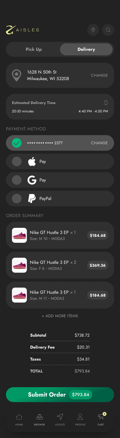 Seamless Checkout Experience